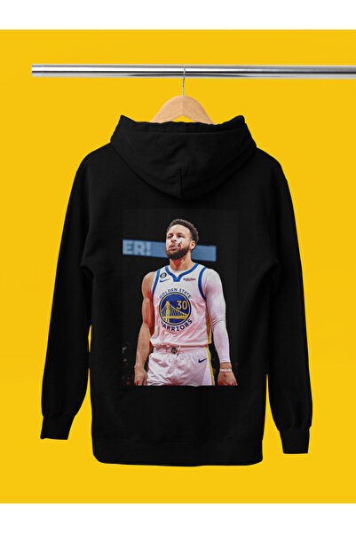 stil x ستيفن كوري سويت شيرت بغطاء رأس مطبوع عليه اسم ستيفن كوري