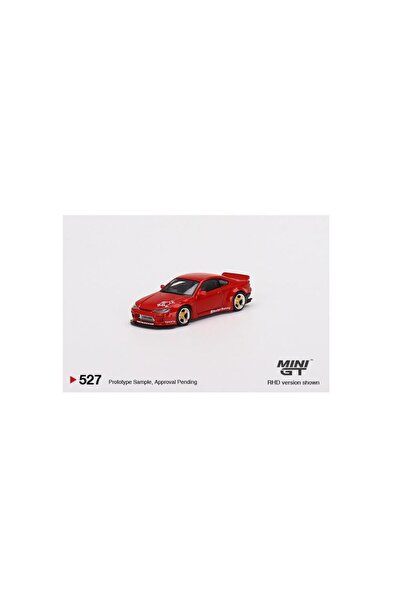 mini gt 527 Nissan Silvia (S15) Rocket Bunny Red 1/64 Model Araba