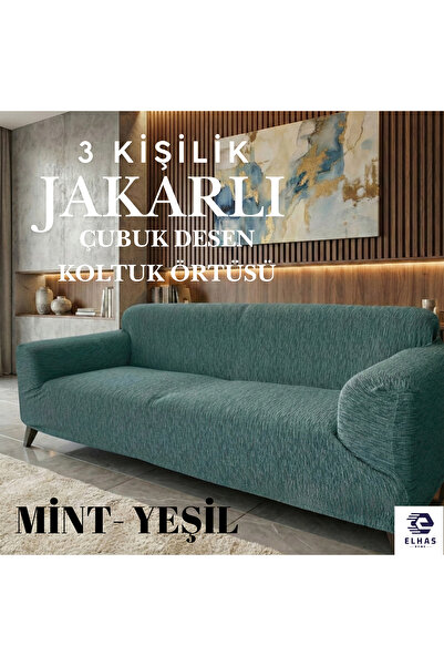 ELHAS غطاء أريكة جاكار مطاطي لثلاثة أشخاص |   غطاء مقعد مرن |   غطاء كرسي |  ...