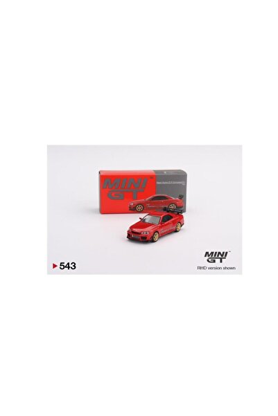 mini gt 543 Nissan GT-R (R34) Tommykaira R-z Red 1/64 Model Araba