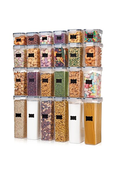 NEXTWAVE Set of 24 NextWave® food storage containers, BPA Free, food-grade plastic, airtight closure