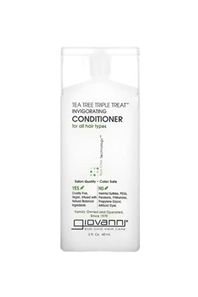 Giovanni Giovanni Triple Strengthening Tea Tree Conditioner for All Hair Types, 60ml