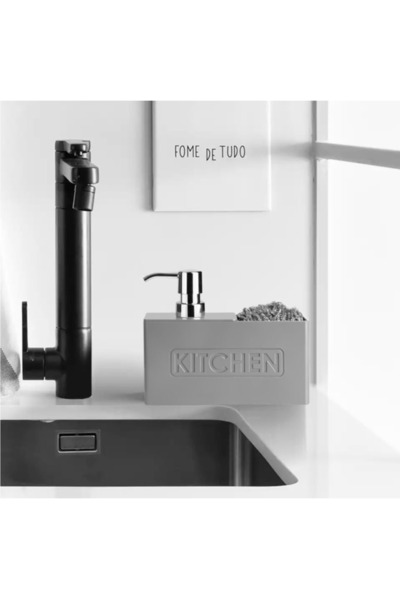 Perotti Kitchen Luxury Liquid Soap Dispenser Gray