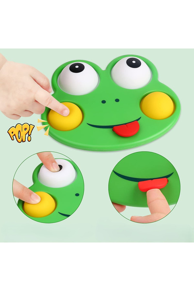 OEM Pop-It Frog Sensory Toy, Tactile & Motor Development for Babies
