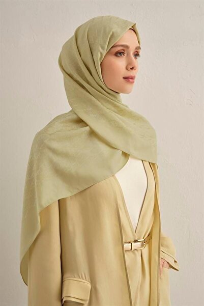 Armine Pamora Shawl - Monogram Patterned 3 - Çağla 51