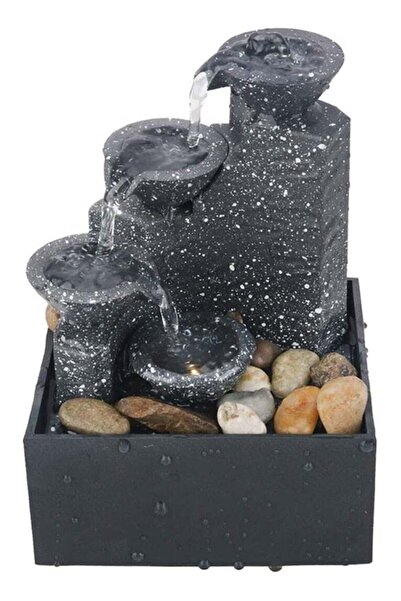 Generic نافورة مياه للتأمل على طراز زن، توضع على سطح الطاولة، مناسبة لمكتب العمل