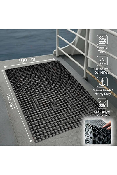 Chandler Home Hexadrain Perforated Rubber Mat 100X150 |   Drainable Floor Mat