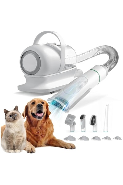 NEXTWAVE NextWave® 5-in-1 Pet Clipper with Vacuum, Dogs and Cats, Quiet