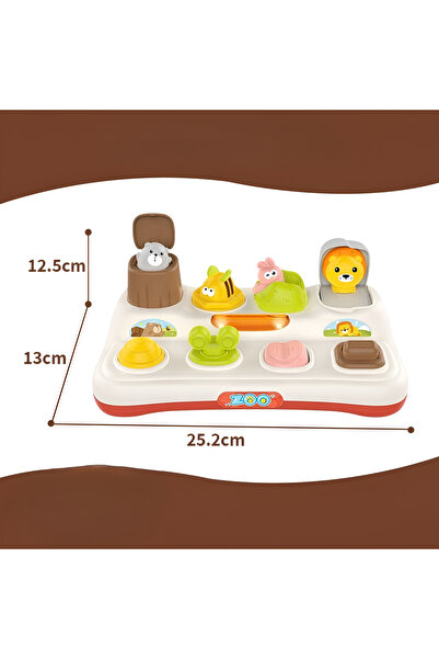 OEM Jucărie Interactivă Pop-Up Zoo | Jucărie Educativă Bebe 1–3 Ani