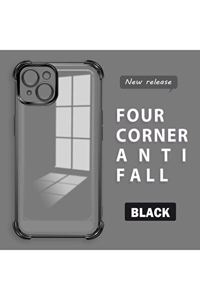 ucuc حافظة من السيليكون الشفاف مضادة للسقوط ومتوافقة مع هاتف iPhone 14 Plus