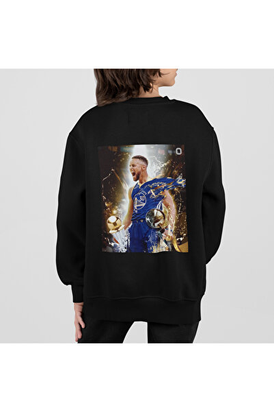 stil x تي شيرت للأطفال بياقة دائرية مطبوع عليه ستيفن كوري