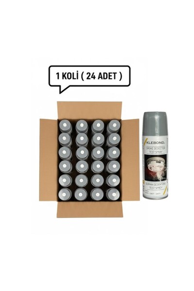 klebond DUMAN DEDEKTÖRÜ TEST VE KONTROL SPREYİ 1 KOLİ (24 AD)