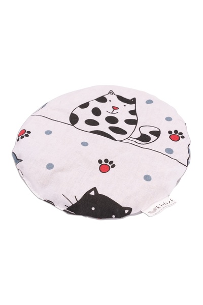 Kidizi Perna anticolici cu samburi de cirese Happy Kitten, gri, 19 cm