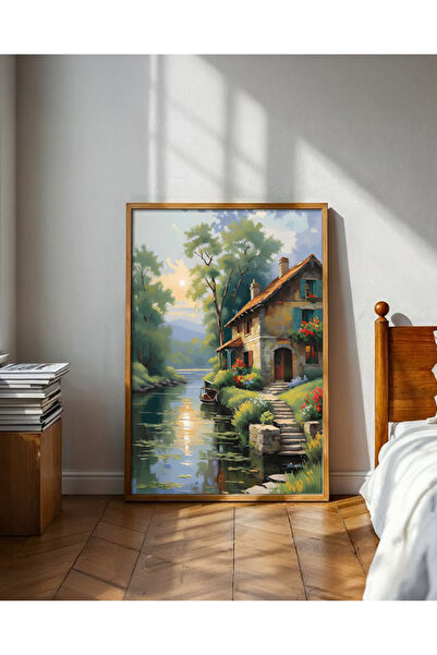 alphobitasarım Imaginea Lumei de pace reflectate de soare pe apă - Pictură de...