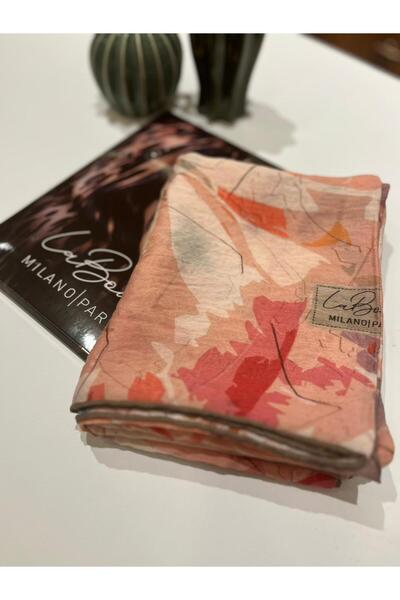 La Boutique Eşarp La Boutique Güz Serisi Organik Bambu Batik Şal