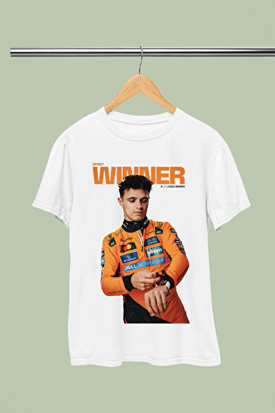 MAGORS CAMPIONUL SEZONULUI 2025 LANDO NORRIS BUMBAC IMPRIMAT CU MANE SCURTĂ M...