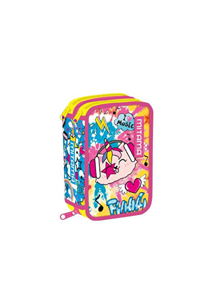 Mitama penar echipat, 3 compartimente, design pisică