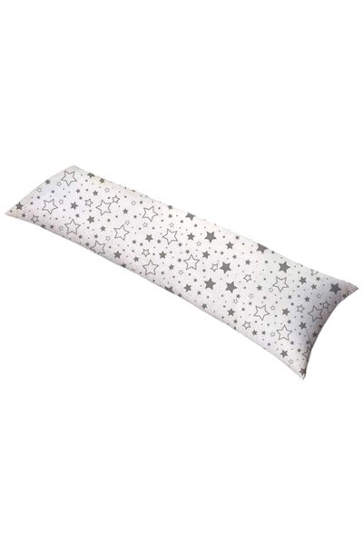 Kidizi Side sleeping pillow with removable cotton cover 145x45 cm Galaxy Grey