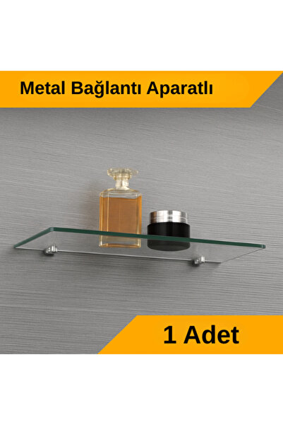 evimdeyokyok Pleksi Hayalet Raf 8mm | Banyo Mutfak Düzenleyici Metal Bağlantı...