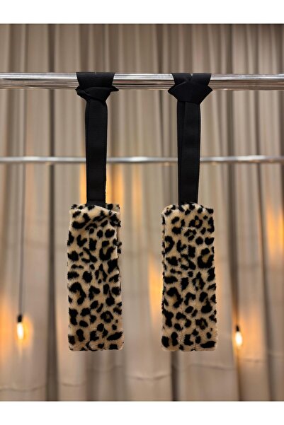 Evdeki Terziniz Reformer pilates peluş takımı 2 li leopar desen