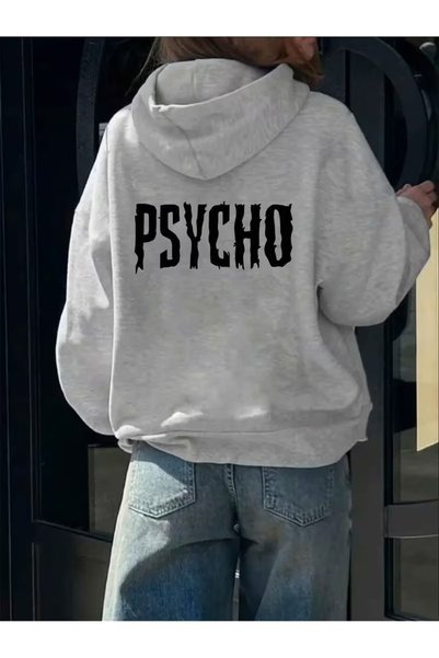 LAYORA PSYCHO Graphic Sa kapuljačom majica za žene