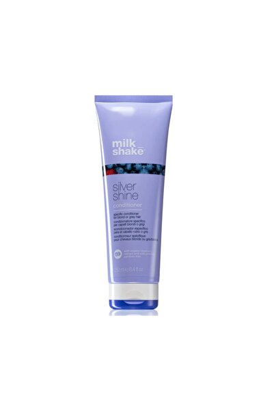 Milkshake Conditioner for blonde, gray or white hair, Milk Shake Silver Shine Conditioner 250 ml