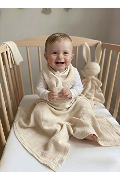 P&H BABYWEAR 100% Cotton Muslin 6-Piece Baby Premium Set