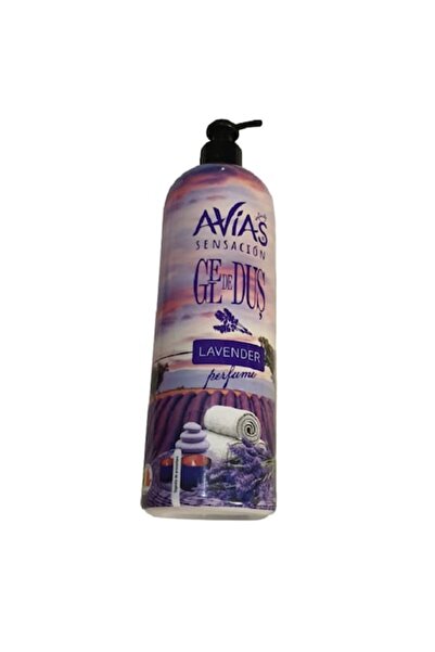AVIAS Gel de duș cu pompă, lavandă, 1 l
