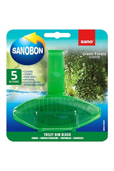 Sano Deodorizant solid pentru toaletă, Bon Green Forest, 55g