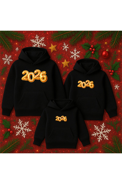 SVART WEAR Combinație de familie de Anul Nou Mamă Tată Copil Crăciun Crăciun Anul Nou Tematică PRET PENTRU O PERSONĂ