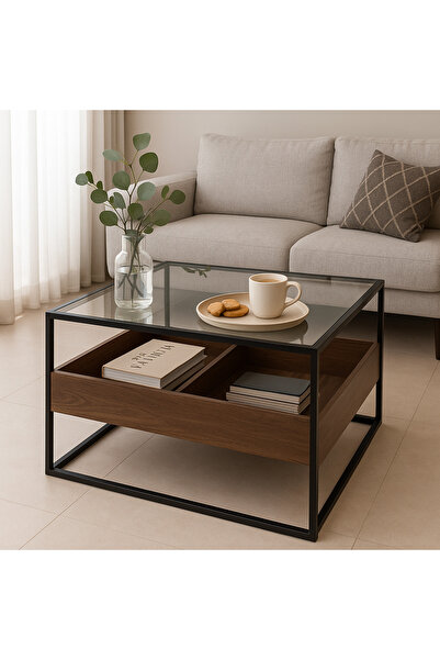 SADANHOME Side table, modern coffee table for living room and bedroom 45x80x8...
