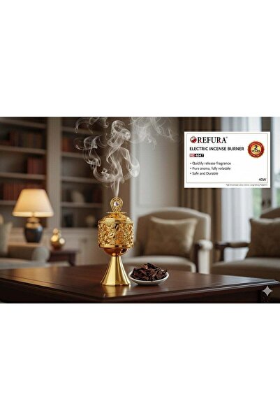 REFURA Portable Arabian Style Incense Burner - Elegant Bakhoor Burner (RE-4647)