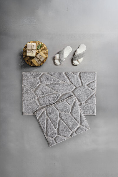 Doqu Home Grano Bath Mat Set Gray