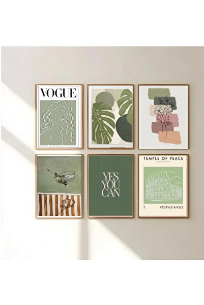 aysra shop Model Minimalist Dekoratif Tablo Seti