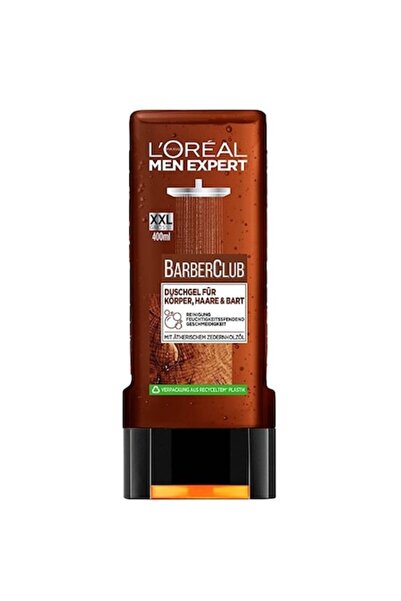 Men Expert Душ гел за мъже, БарбърКлъб, С етерично масло от кедър, 400 мл