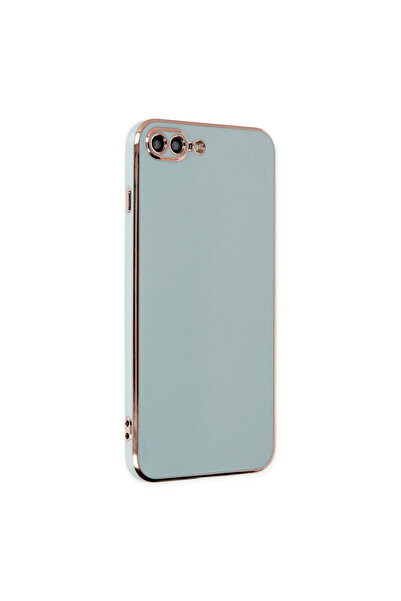 NewFace iPhone 7 Plus Case Volet Silicone - Light Green