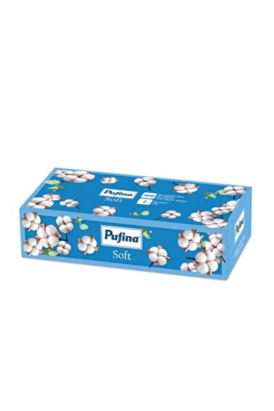 PUFINA Soft Facial Tissues, 2-ply, 100 pcs