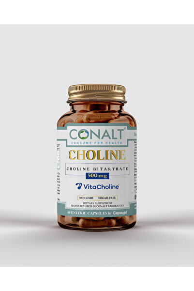 CONALT كولين – مكمل غذائي فاخر يحتوي على 500 ملغ من شكل الكولين الحاصل على بر...