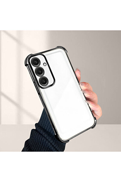 Hontinga غطاء هاتف شفاف مضاد للسقوط متوافق مع سامسونج جالاكسي إس 24 بلس