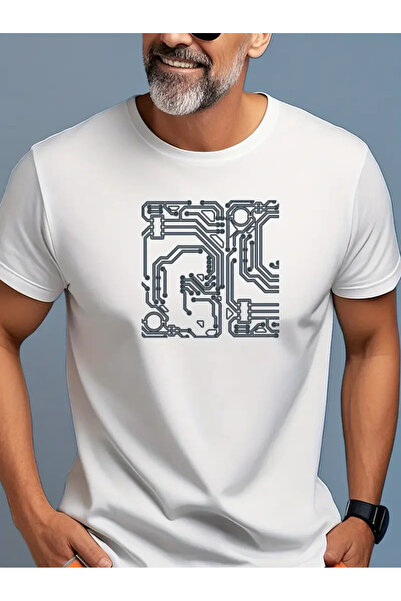 PARUNIV Tricou Barbati, CPU, procesor, circuite, potrivit pentru programatori...