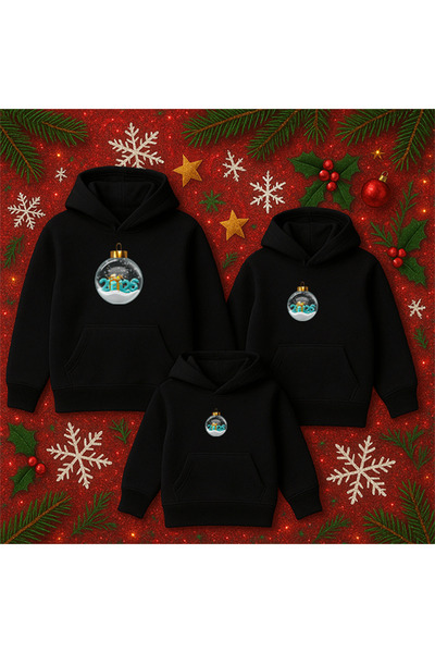 SVART WEAR Combinație de familie de Anul Nou Mamă Tată Copil Crăciun Crăciun Anul Nou Tematică PRET PENTRU O PERSONĂ