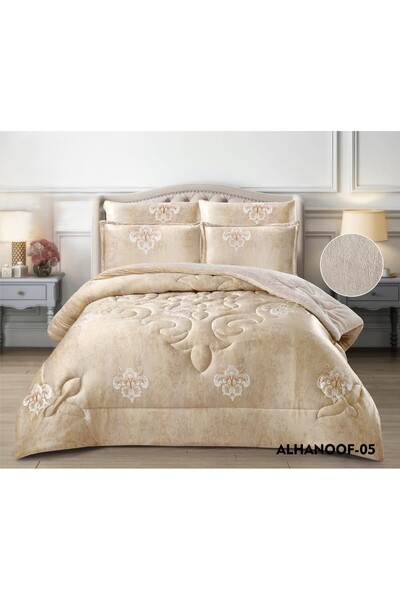 MARAL مفرش سرير نفرين شتوي بتصميم مشجر فاخر ليمنحك الدفئ والراحة ماس 230*250 سم