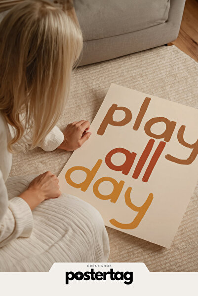 Posteria Vintage, Erkek Ve Kız Çocuk, İskandinav Bohem Çocuk Odası Dekoru, Ço...