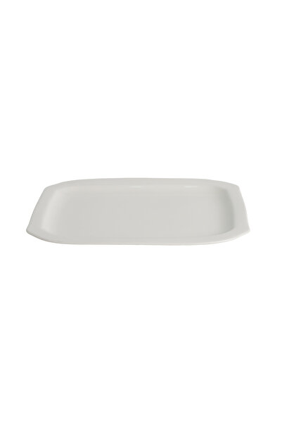 SQUALO white rectangular porcelain serving dish
