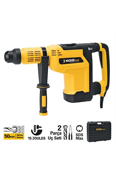 SGS PLUS SGS5189 KIRICI-DELİCİ MATKAP 1500 Watt 50MM 11KG 15 JOULES (SDS MAX)...