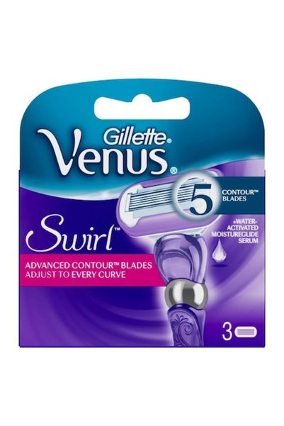 Gillette Set de 3 lame de ras Venus Swirl, Mov