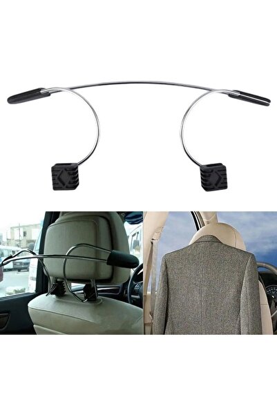 MericLine مسند رأس لمقعد السيارة ومسند للظهر وشماعة معدنية للملابس