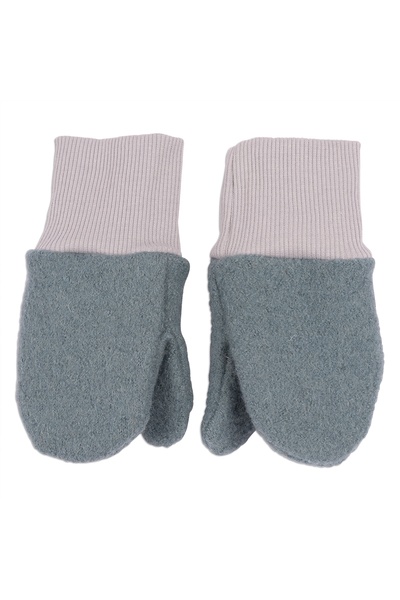 Kidizi Children's boiled wool gloves lined with cotton Old Mint 2-4 years