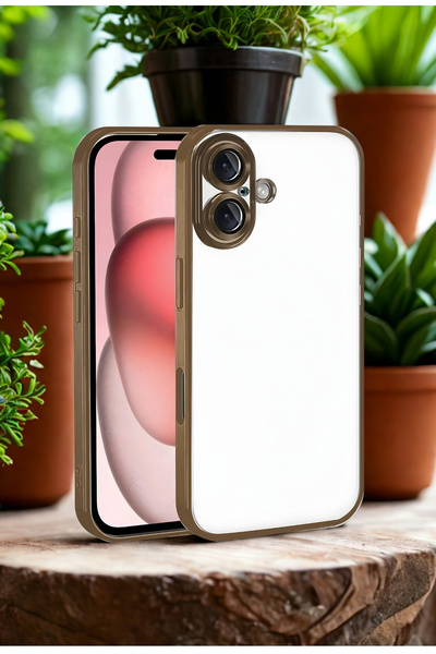 AKSEFİZZ حافظة متوافقة مع هاتف Apple iPhone 17 مع حماية لعدسة الكاميرا وحواف ...