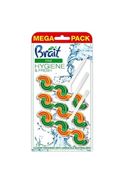 Brait Deodorant pentru toaletă Igienă - Pin, 3 x 45 g,